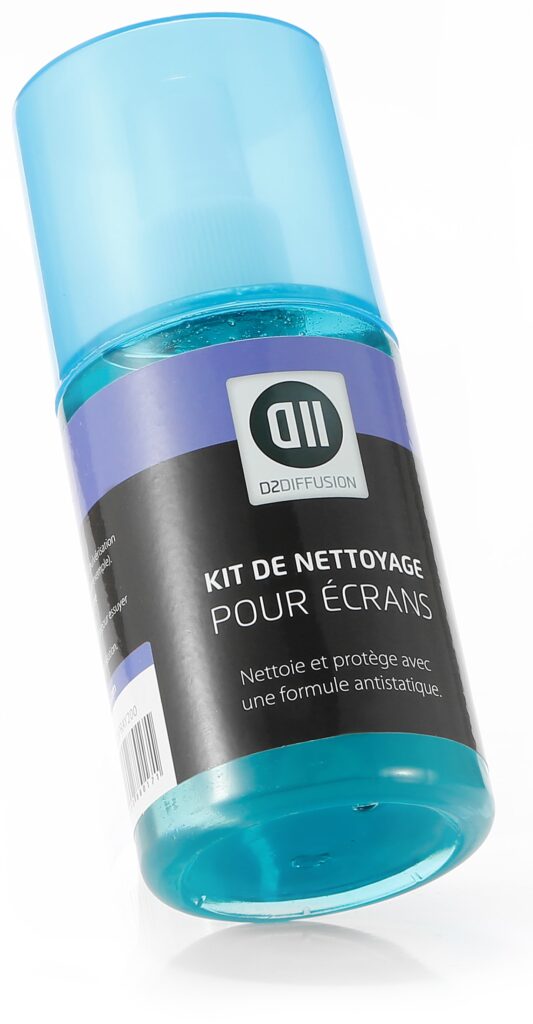 D2 - KIT DE NETTOYAGE SPRAY 200ml +1 CHIFFON MICROFIBRE