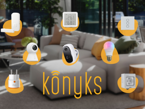 KONYKS ANTALYA WHITE E27-Ampoule E27 Wi-Fi + Bth, 9W, Blanc réglable