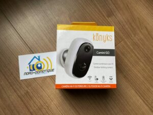 KONYKS CAMINI AIR 2 - Caméra EXT. s/fil WiFi IP65 +panneau solaire 3W
