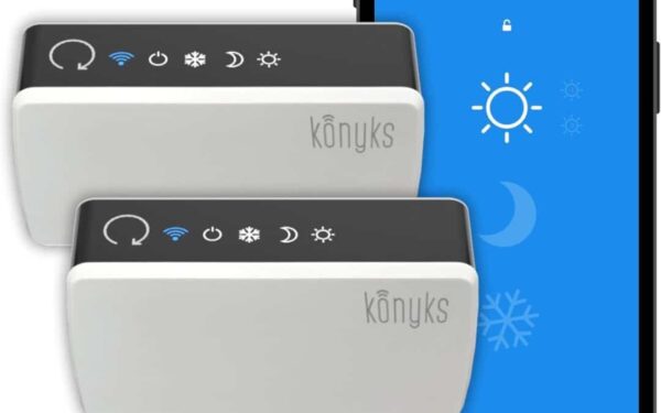 KONYKS CAMINI2-Caméra d'interieur motorisée PTZ WiFi Sirène intégré