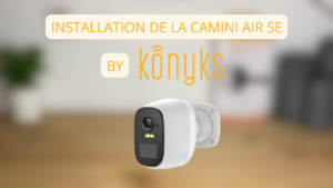 KONYKS Camini Air 3S caméra 4K EXT. solaire IR WiFi Dual IP66