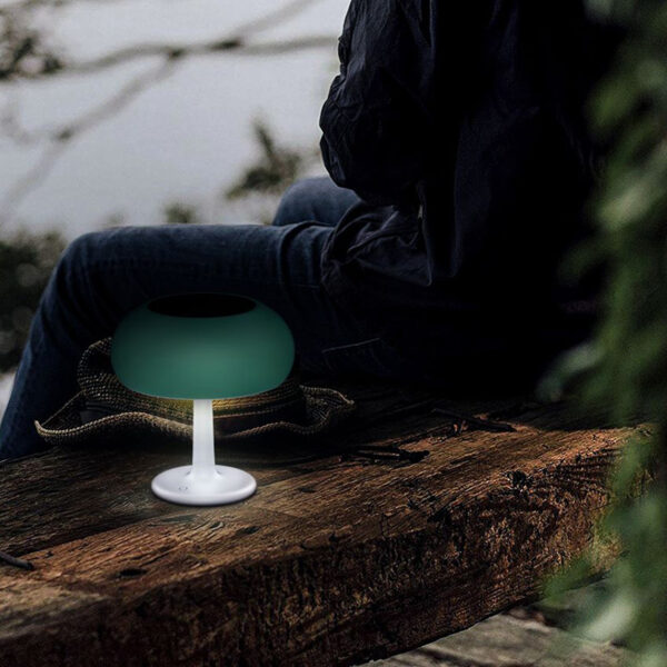 LAMPE SOLAIRE SGL-16 500lm 4000K de table IP54 verte (ABS)