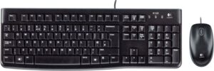 & PACK CLAVIER/SOURIS LOGITECH FILAIRE MK120