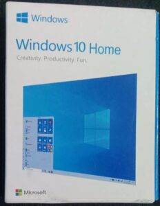 MS-WINDOWS 10 Home 64 bits FR/DVD * KW9-00145