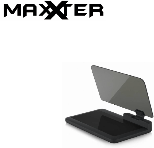 Affichage tête-haute voiture (HUD) Maxxter pour smartphone - ACT-HUD