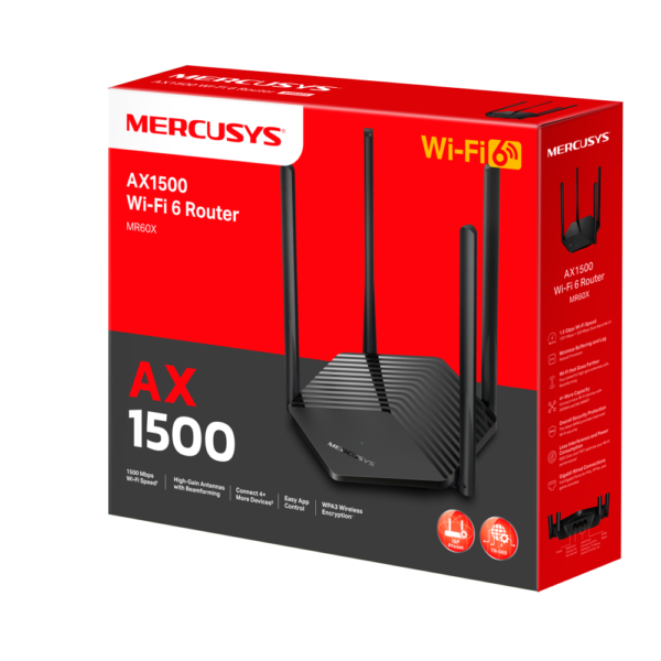 MERCUSYS-ME60X Point Accès WiFi Extender AX1500 2,4/5GHz 300/1201Mbps