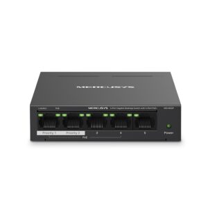 MERCUSYS MS105GP -Switch métal 5 ports Gigabit avec 4 POE +4 POE GIG.