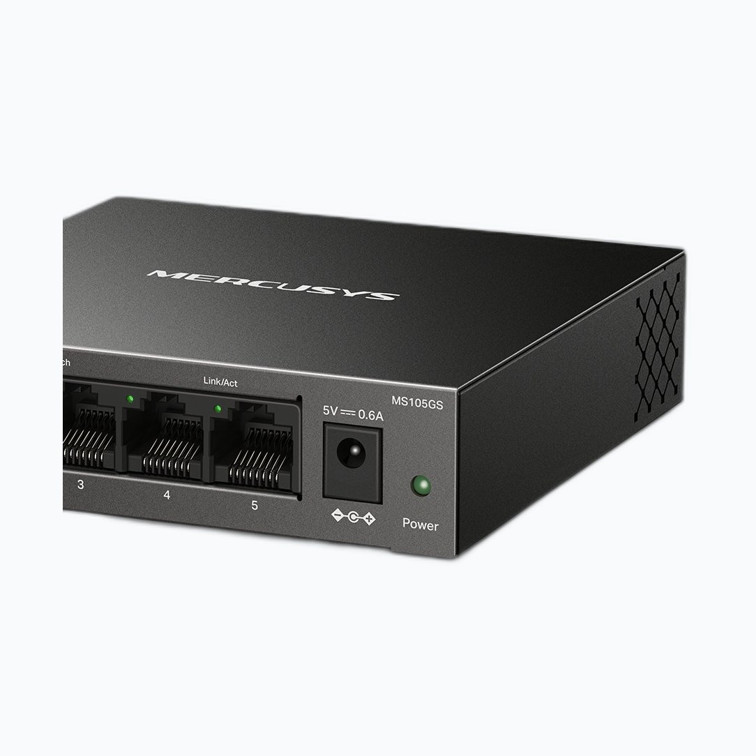 MERCUSYS-MS105GS Switch 5 ports Gigabit port RJ45 10/100/1000Mbps