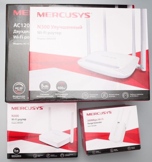 MERCUSYS MW300RE - Range Extender WiFi N300 3x antennes Prise murale