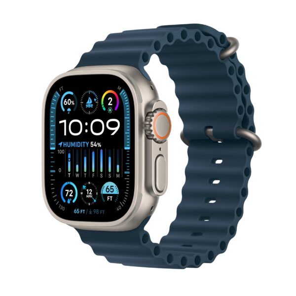 MONTRE APPLE WATCH Ultra 2 Black titanium 49mm 4G dark green alpine l