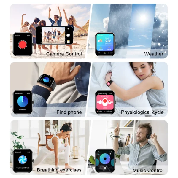 BLACKVIEW R50 * MONTRE CONNECTEE 1.85'' 350 mAh +Appel * BLACK