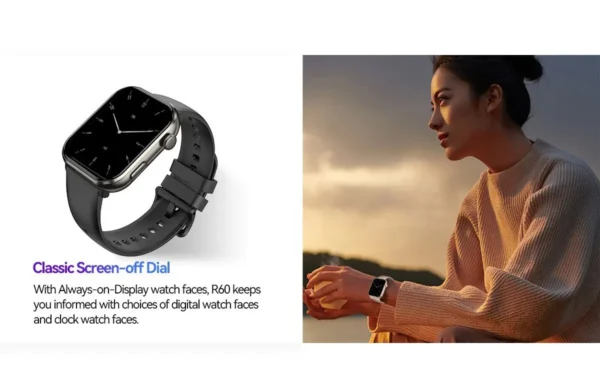 BLACKVIEW R60 * MONTRE CONNECTEE 1.96'' AMOLED BLACK call fonction