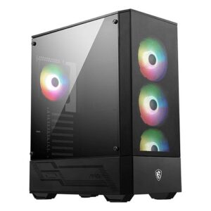 MSI MAG FORGE 112R unité centrale Midi Tower Noir, Transparent