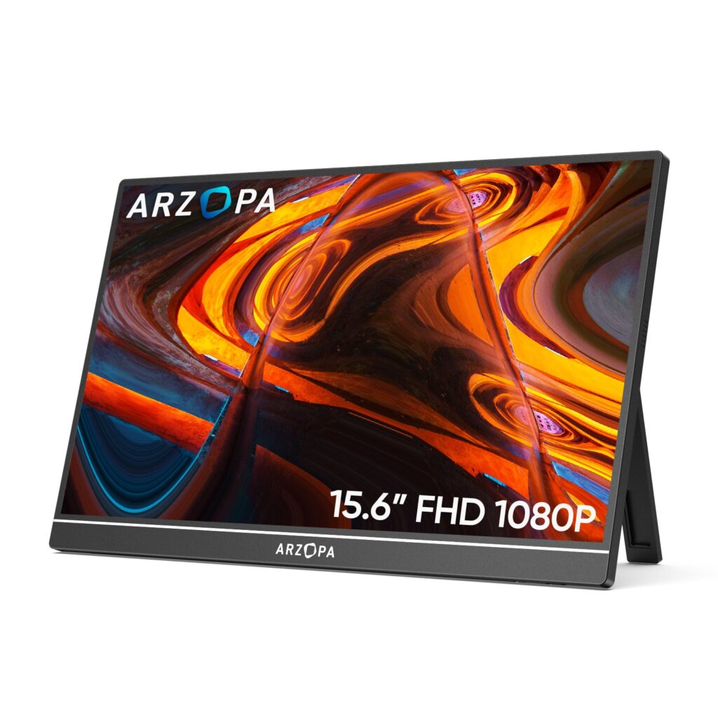 IPS 15,6 * ARZOPA A1 Portable FHD ALU HDMI/USB-C * Gris