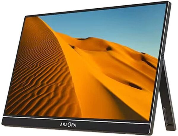 IPS 15,6 * ARZOPA A1T Portable Tactile FHD ALU HDMI/USB-C * Black