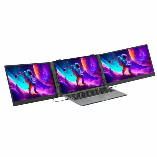 IPS 15,3 * BLACKVIEW DCM8 Portable 2xFHD Alu 2xUSB-C 4,6mm * Gris