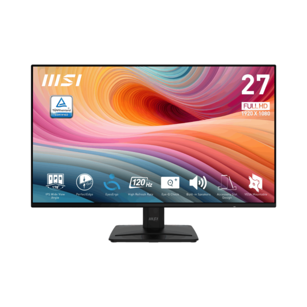 IPS 27 wide * MSI Pro MP271A 4ms FHD 120Hz VGA/HDMI/DP +HP * 2Y
