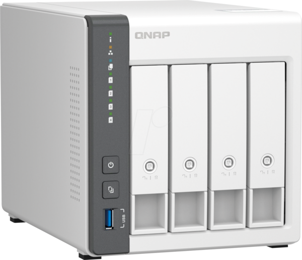 NAS QNAP TS-433-4G Quad 2,0GHz 4Go 4xSATA3 2,5GbE 3xUSB