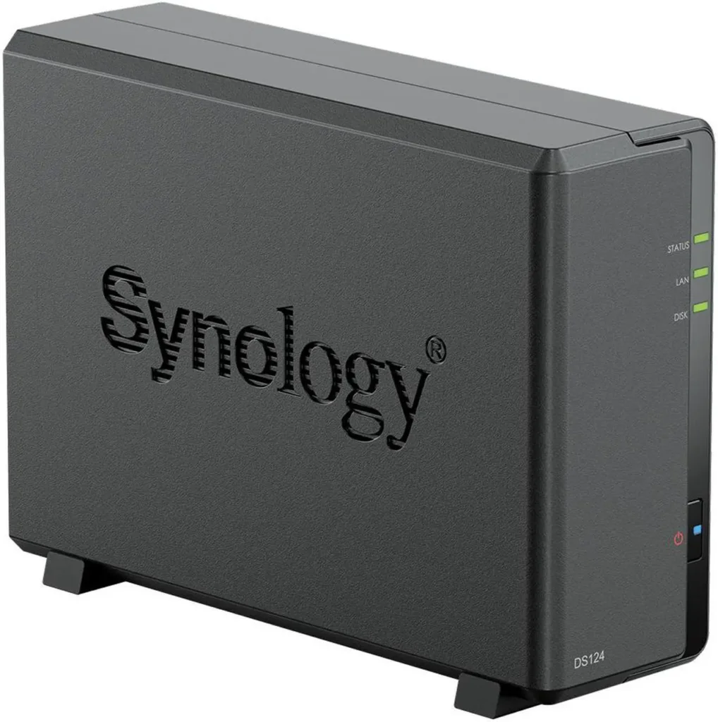 NAS SYNOLOGY DS124 * Quad 1,7GHz 1Go 1xSATA3 1xGbL 2xUSB3.0