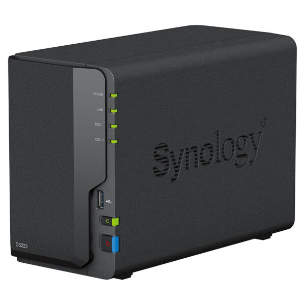 NAS SYNOLOGY DS223j * Quad 1,7GHz 1Go 2xSATA3 1xGbL 2xUSB3.0
