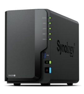 NAS SYNOLOGY DS225+ J4125 2/4Go DDR4 Non ECC 6 2BAY 2.5GBE