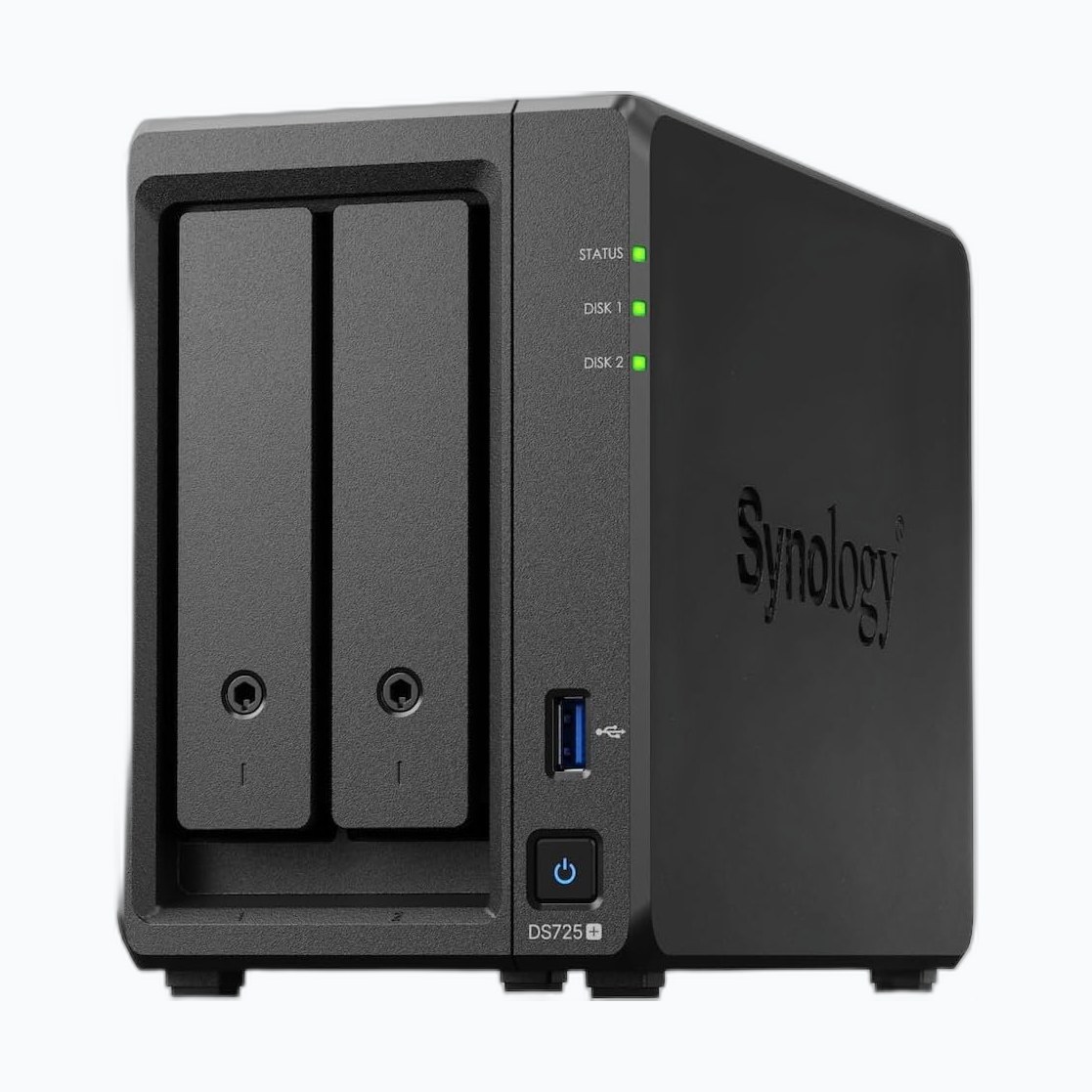 NAS SYNOLOGY DS725+ * AMD Ryzen R1600 4 Go de RAM DDR4 SATA 3