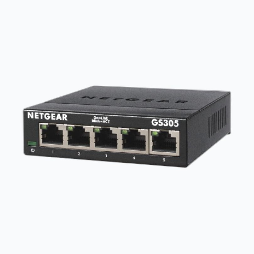 NETGEAR GS305-300PES * Switch 5 ports GbLAN Boîtier Métal
