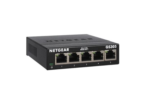 NETGEAR GS305-300PES * Switch 5 ports GbLAN Boîtier Métal