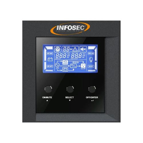 INFOSEC S6 Black Line II Parasurtenseur 6 Prises FR 1,5 m - 2Y