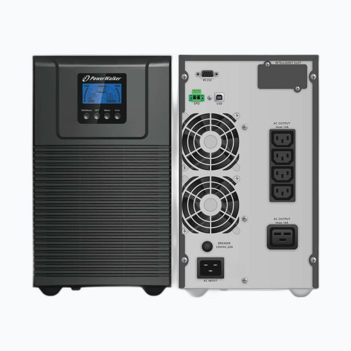 POWER WALKER VFI 3000 TG * ONDULEUR 2700W On-Line 4xIEC