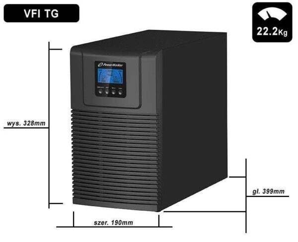 POWER WALKER VFI 3000 TG * ONDULEUR 2700W On-Line 4xIEC
