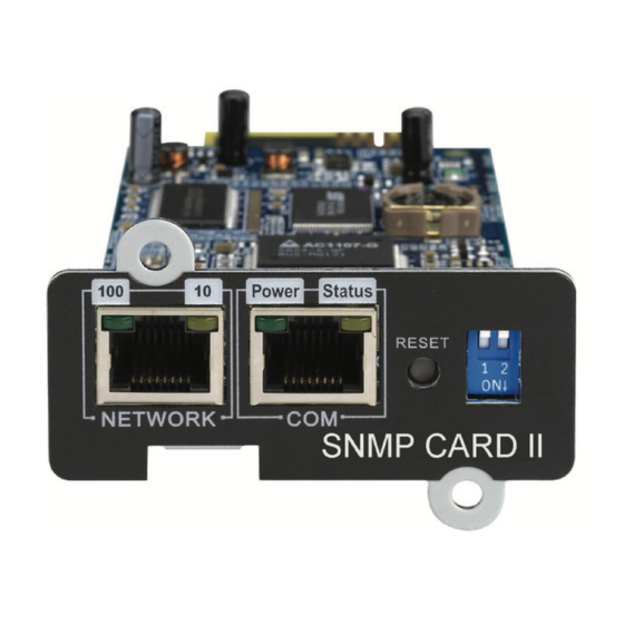 POWER WALKER SNMP Card 2 pour gamme VI R1U [10131008]