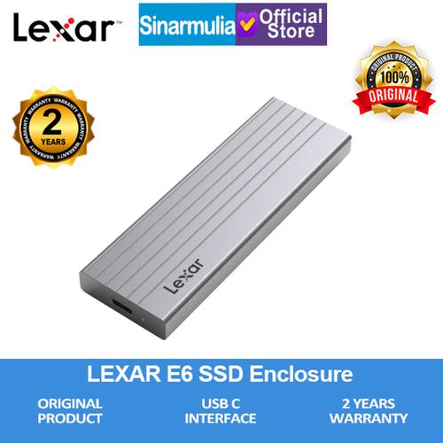 Boîtier externe Lexar E6 USB-C pour SSD NVMe