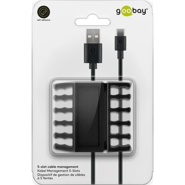 Rallonge USB 3.0 Goobay - 3m M/F (Noir) - 93999