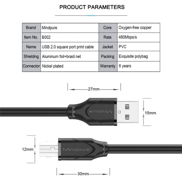 Rallonge USB2.0 Type-A M/F * 2,00m * 532543