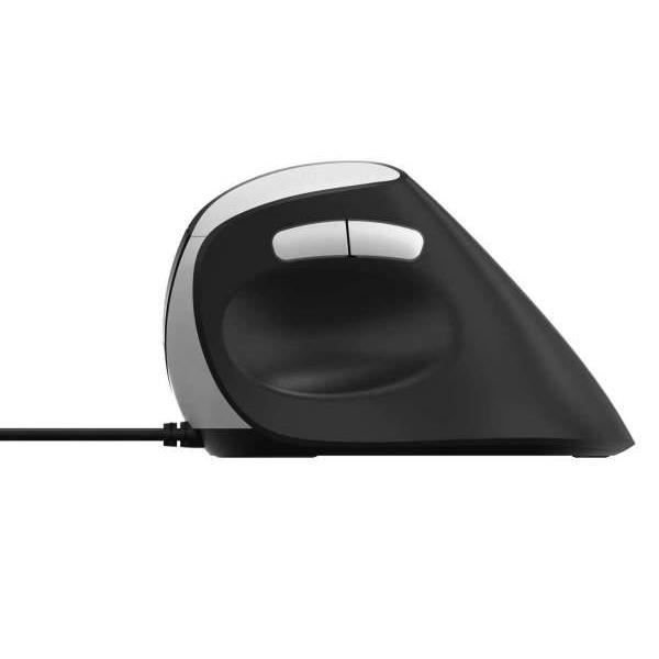 RAPOO EV200-Souris Ergonomique Filaire ambidextre- 1600 DPI- Noir