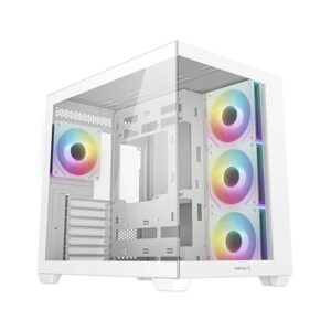 BOITIER DEEPCOOL CG530 4F BLANC -MT/SANS ALIM/ATX