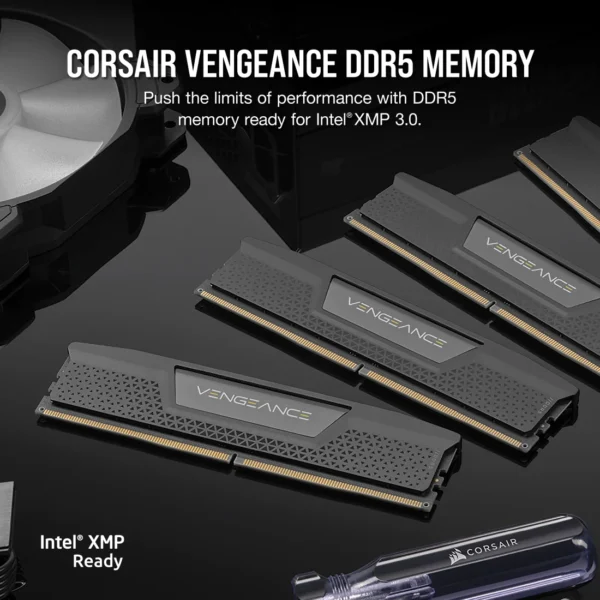 Kit barrettes mémoire 32Go (2*16Go DDR5) CORSAIR