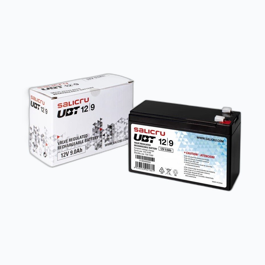 SALICRU BATTERIE AGM pour ONDULEUR UBT 12V / 9,0Ah