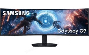 Odyssey G91F 49’’ 144Hz, 1ms,VA Incurvée 1000R, 5120 x 1440 AMD FreeSync Premium Pro, Auto Source Switch +, Pied Ajustable, Displ