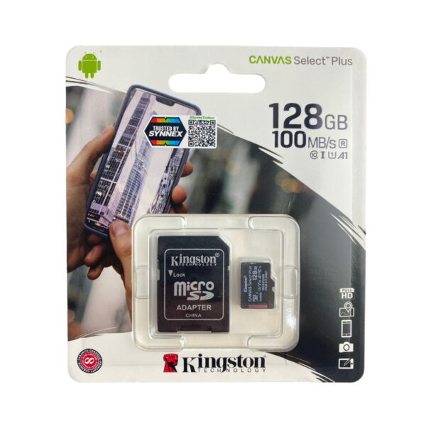 MicroSD 128Go Kingston UHS-I Canvas Go! Plus c10 U3 (TCP 3.40€ incl.)