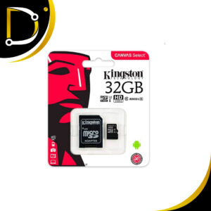 MicroSD 32Go Kingston UHS-I Canvas CL10 (TCP 2.00 € incl.)