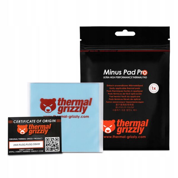 Pad Thermique Thermal Grizzly Minus Pad 8 120x20x1,5mm (Rose) - TG-MP