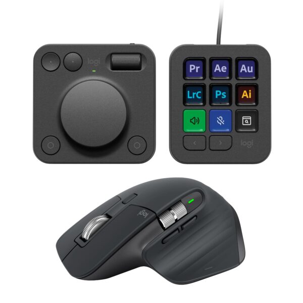SOURIS LOGITECH MX MASTER 3S s/fil rech. Bolt Graphite * 910-006559
