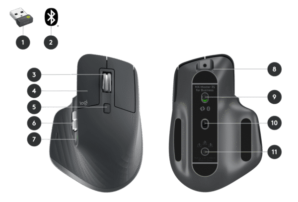 SOURIS LOGITECH G PRO X Superlight 2 ss/fil Droitier 32000 DPI
