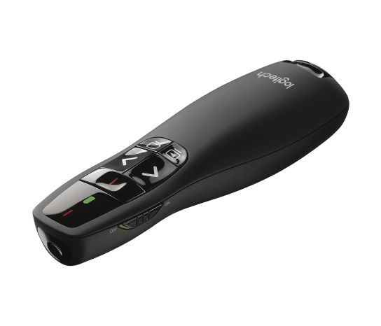 LOGITECH R400 Pointeur Laser s/fil (Rouge 15m) +étui * 910-001356