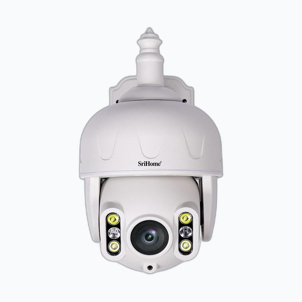 SriHome SH028C-5MP * Caméra IP 5MP PTZ EXT. Bi-Dir IR WiFi/4G ONVIF