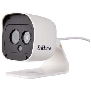 SriHome SH029-3MP * Caméra IP 3MP QHD INT. Bi-Dir. IR WiFi * Blanc
