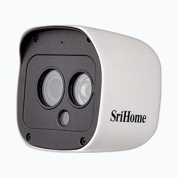 SriHome SH029-3MP * Caméra IP 3MP QHD INT. Bi-Dir. IR WiFi * Blanc