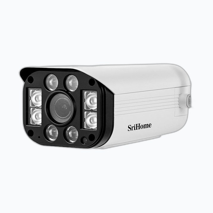 SriHome SH031E-3MP * Caméra IP 3MP H.265 EXT. Bi-Dir IR WiFi ONVIF